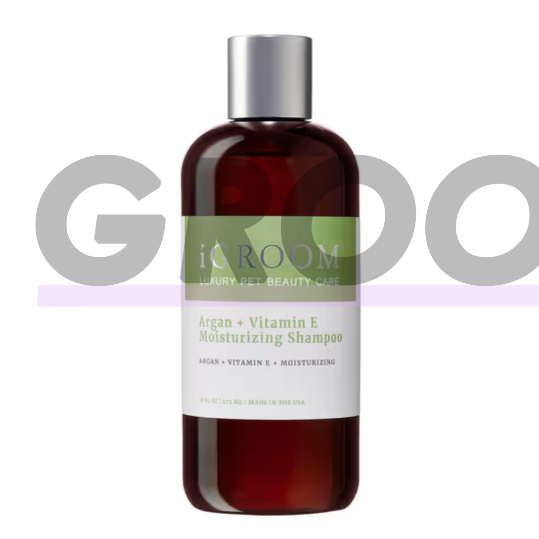 "iGroom Argan Vitamin E Shampoo" - drėkinamasis ir valomasis šampūnas šunims, koncentratas 1:16 2