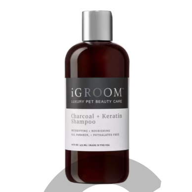 iGroom Charcoal Keratin Shampoo - детоксицирующий и увлажняющий шампунь для собак, концентрат 1:16 2 iGroom Charcoal Keratin Shampoo - детоксицирующий и увлажняющий шампунь для собак, концентрат 1:16 2