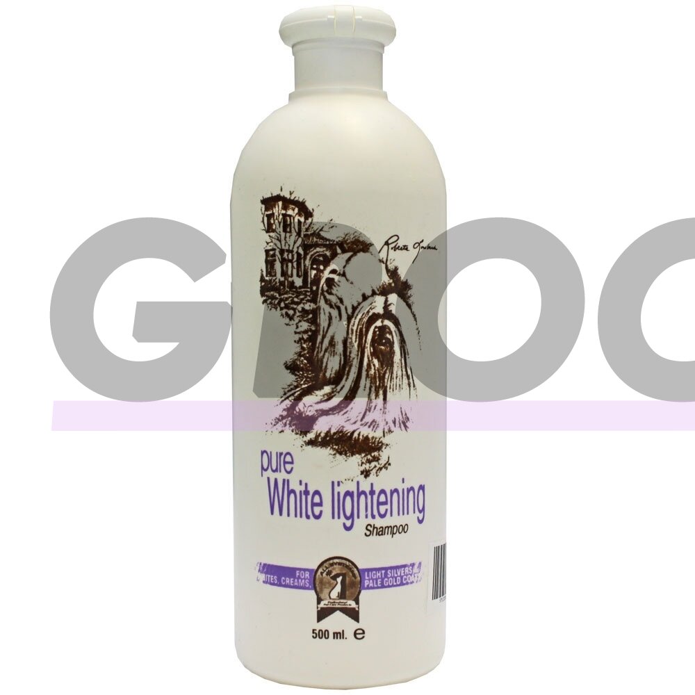 1 All Systems Pure White Lightening Shampoo - balinantis šampūnas baltiems ir šviesiaplaukiams šunims