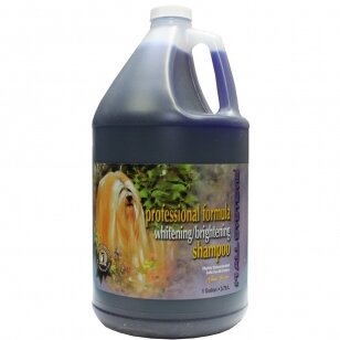 1 All Systems Professional Formula Whitening Shampoo - šampūnas pašalinantis kailio spalvos pasikeitimus