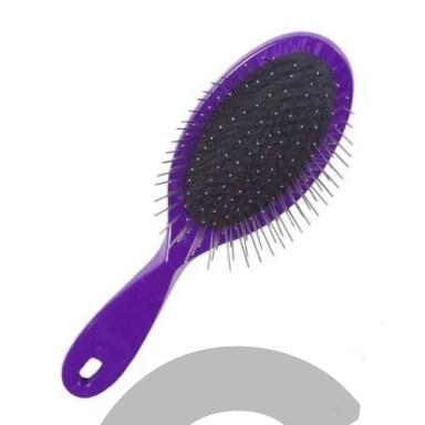 1 All Systems didelis plastikinis šukavimo šepetys su metaliniais smaigaliais – violetinis 1 All Systems didelis plastikinis šukavimo šepetys su metaliniais smaigaliais – violetinis