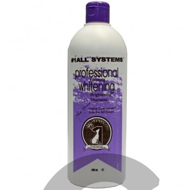 1 All Systems Professional Formula Whitening Shampoo - šampūnas pašalinantis kailio spalvos pasikeitimus