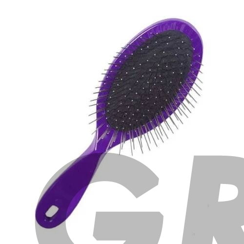 1 All Systems didelis plastikinis šukavimo šepetys su metaliniais smaigaliais – violetinis 1 All Systems didelis plastikinis šukavimo šepetys su metaliniais smaigaliais – violetinis