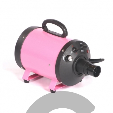 Profesionalus šunų džiovintuvas, stacionarus, 2200 W, 50 l/s, rožinės spalvos 2 Profesionalus šunų džiovintuvas, stacionarus, 2200 W, 50 l/s, rožinės spalvos 2