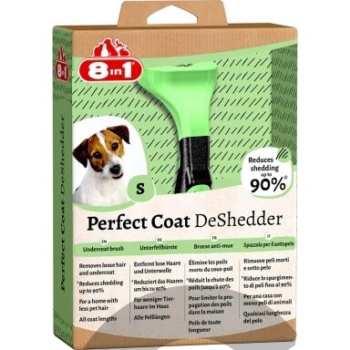 8in1 Perfect Coat DeShedder S" - фурминатор для мелких пород для удаления отмершего подшерстка 8in1 Perfect Coat DeShedder S" - фурминатор для мелких пород для удаления отмершего подшерстка