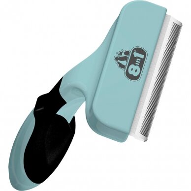 8in1 Perfect Coat DeShredder L - фурминатор для удаления отмершей шерсти для крупных пород 8in1 Perfect Coat DeShredder L - фурминатор для удаления отмершей шерсти для крупных пород