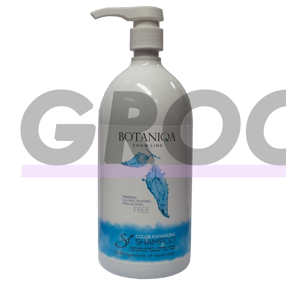 "Botaniqa Show Line Color Enhancing Shampoo" - šviesinantis šampūnas šviesiam ir baltam kailiui 1