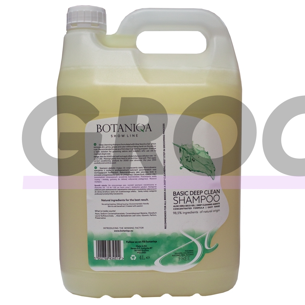 Botaniqa Show Line Basic Deep Clean Shampoo - koncentruotas giliai valantis šampūnas 1