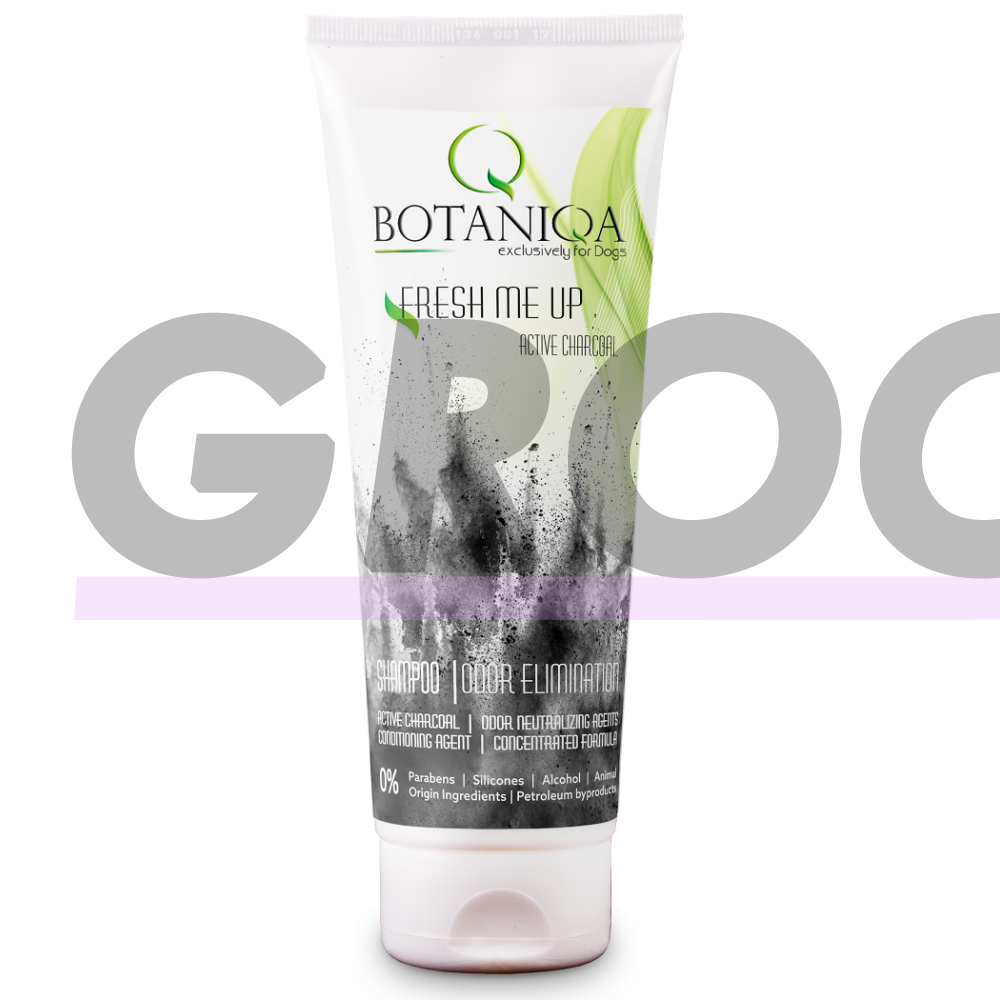 Botaniqa Fresh Me Up Shampoo - шампунь с активированным углем, удаляющий неприятные запахи с шерсти животных 2