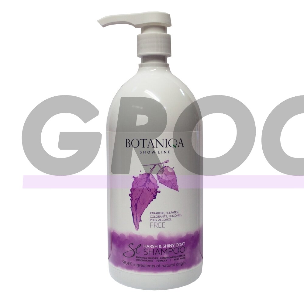 Botaniqa Show Line Harsh&Shiny Coat Shampoo - šampūnas šiurkščiaplaukiams šunims 1 Botaniqa Show Line Harsh&Shiny Coat Shampoo - šampūnas šiurkščiaplaukiams šunims 1