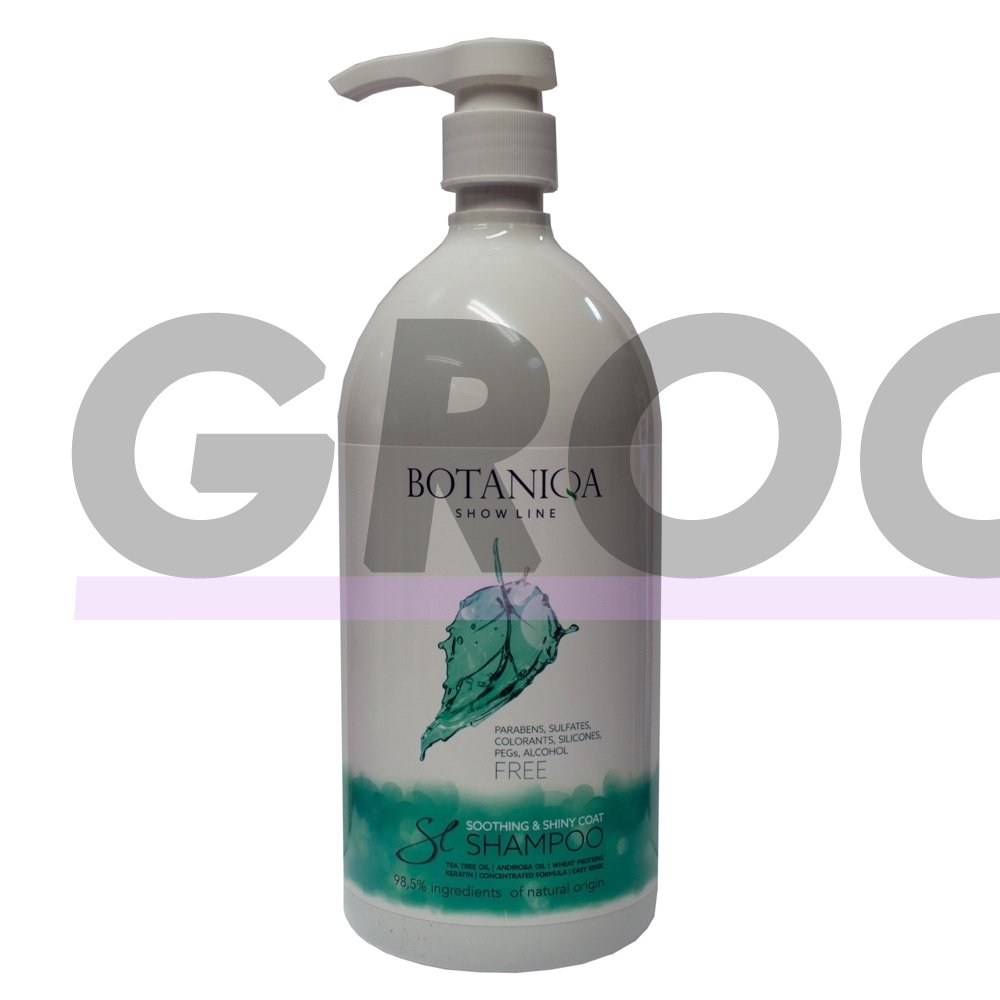 Шампунь Botaniqa Show Line Soothing&Shiny Coat успокаивает чувствительную и раздраженную кожу собак, 1:15 концентрат 1