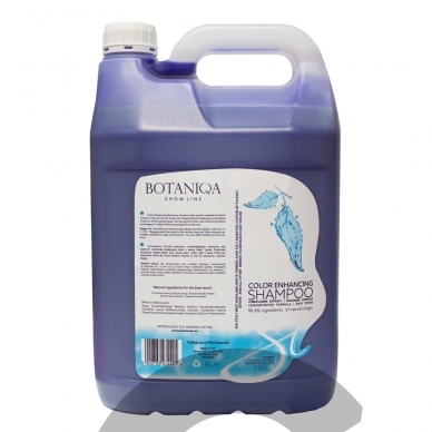 "Botaniqa Show Line Color Enhancing Shampoo" - šviesinantis šampūnas šviesiam ir baltam kailiui 3 "Botaniqa Show Line Color Enhancing Shampoo" - šviesinantis šampūnas šviesiam ir baltam kailiui 3