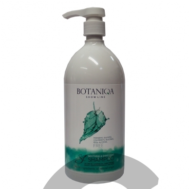Botaniqa Show Line Soothing&Shiny Coat Shampoo - šampūnas labai jautriai ar sudirgusiai odai 1