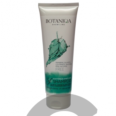Botaniqa Show Line Soothing&Shiny Coat Shampoo - šampūnas labai jautriai ar sudirgusiai odai 2