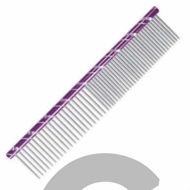 Chadog metalinės šukos 16cm mix dantukai 50/50 - 4 spalvų pasirinkimas 4
