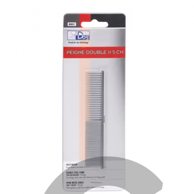 Chadog Double Steel Comb 11,5cm- смешанная стальная расческа 50/50 1