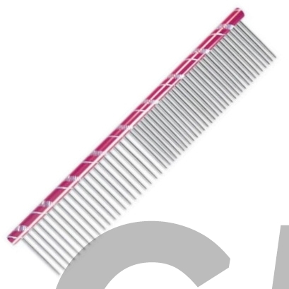 Chadog metalinės šukos 16cm mix dantukai 50/50 - 4 spalvų pasirinkimas 1