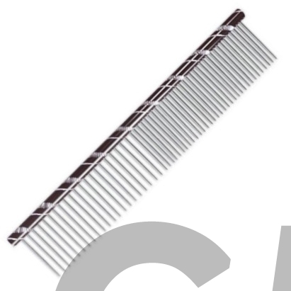 Chadog metalinės šukos 16cm mix dantukai 50/50 - 4 spalvų pasirinkimas 3