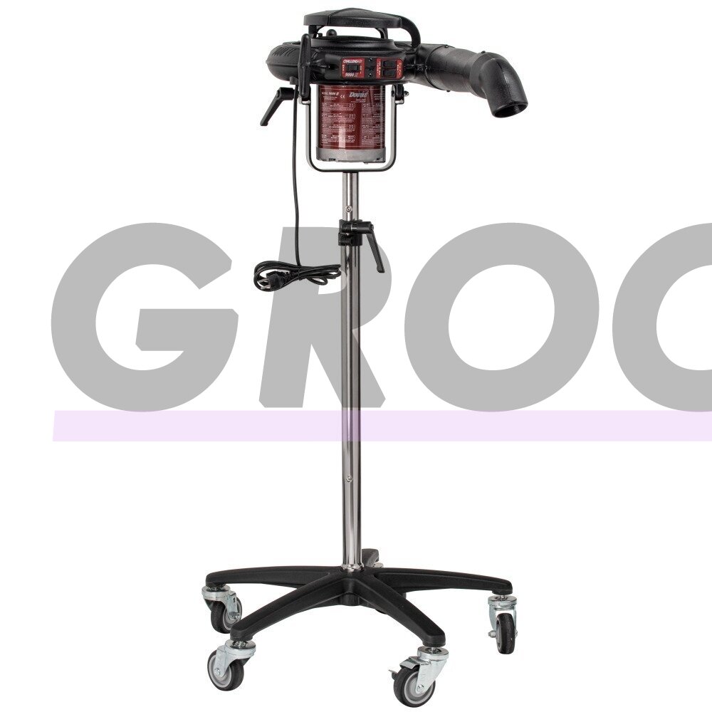 Double K ChallengAir 9000 II Stand Dryer + Accessory Kit - Profesionalus rotacinis džiovintuvas ant stovo + priedų rinkinys 1