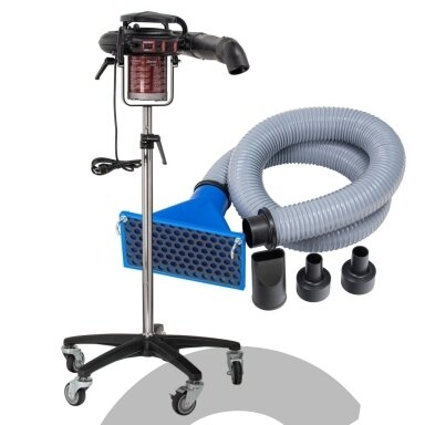 Double K ChallengAir 9000 II Stand Dryer + Accessory Kit - Profesionalus rotacinis džiovintuvas ant stovo + priedų rinkinys Double K ChallengAir 9000 II Stand Dryer + Accessory Kit - Profesionalus rotacinis džiovintuvas ant stovo + priedų rinkinys