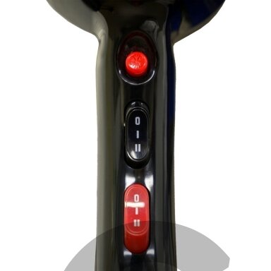 Show Tech Sirocco Hand Dryer 1200W - kompaktiškas rankinis džiovintuvas, juodas