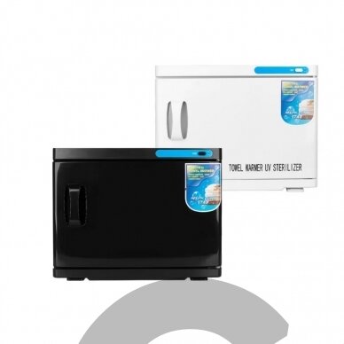 "Activ UV-C 23L" - profesionalus rankšluosčių šildytuvas su UV sterilizatoriumi - baltas/juodas