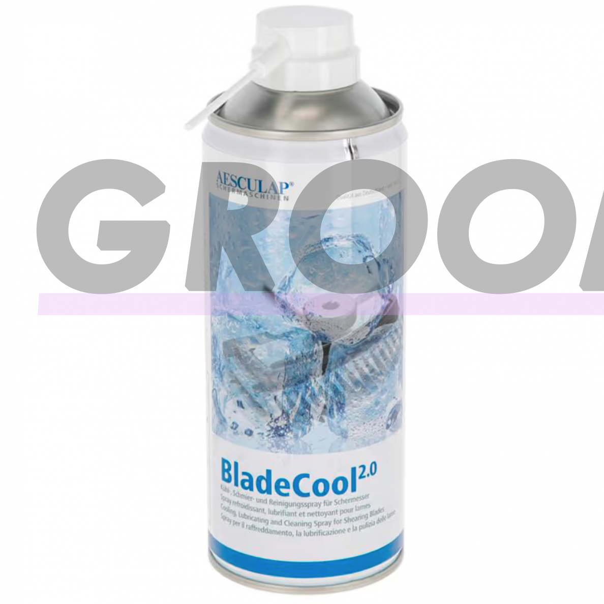 "Aesculap Blade Cool 2.0 3in1" 400 ml - purškiamas preparatas purškiklis galvučių valymui, aušinimui, sutepimui "Aesculap Blade Cool 2.0 3in1" 400 ml - purškiamas preparatas purškiklis galvučių valymui, aušinimui, sutepimui