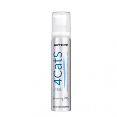 "Aertero 4Cats Vital Conditioner" 90ml - regeneruojantis ir drėkinantis kondicionierius ilgaplaukėms katėms