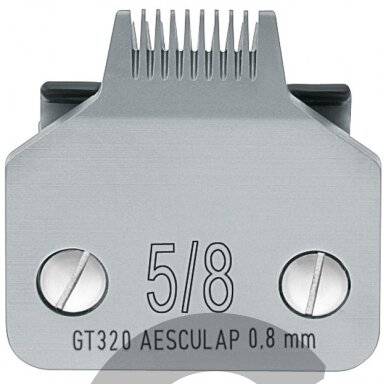 Aesculap 5/8 - Snap-On kirpimo galvutė, 0,8 mm Aesculap 5/8 - Snap-On kirpimo galvutė, 0,8 mm