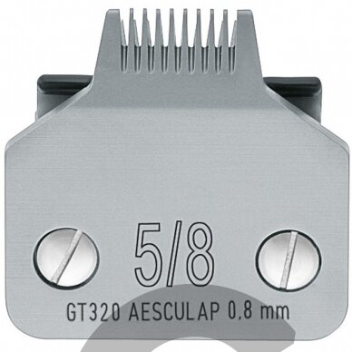 Aesculap 5/8 - Snap-On kirpimo galvutė, 0,8 mm