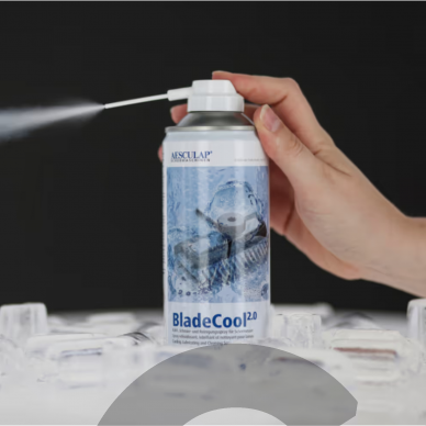 "Aesculap Blade Cool 2.0 3in1" 400 ml - purškiamas preparatas purškiklis galvučių valymui, aušinimui, sutepimui 1