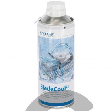 "Aesculap Blade Cool 2.0 3in1" 400 ml - purškiamas preparatas purškiklis galvučių valymui, aušinimui, sutepimui "Aesculap Blade Cool 2.0 3in1" 400 ml - purškiamas preparatas purškiklis galvučių valymui, aušinimui, sutepimui