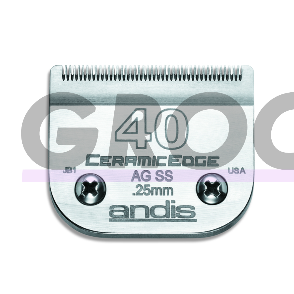 Andis CeramicEdge nr 40SS -  chirurginis peiliukas 0,25 m