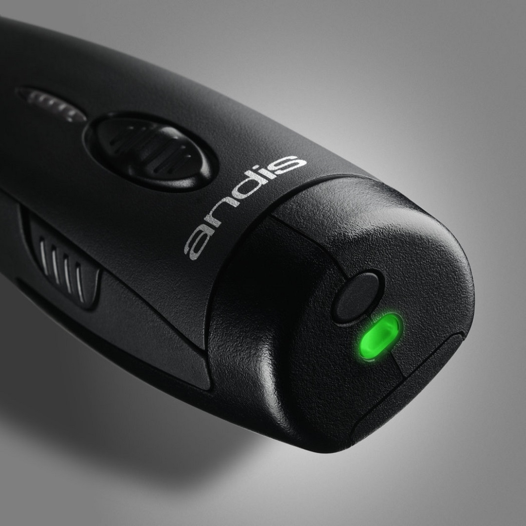 "Andis Pulse ZR II Vet" - профессиональная машинка для стрижки, 5 скоростей, с двумя аккумуляторами и головкой CeramicEdge №40 (0,25 мм) 2