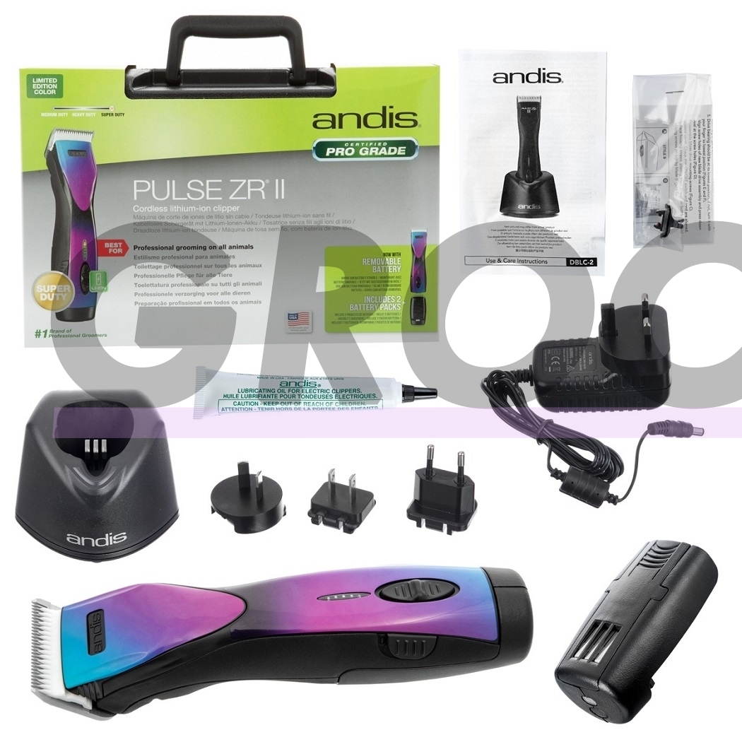 Andis Pulse ZR II Galaxy Limited Edition Clipper kirpimo mašinėlė. Violetinė 1 Andis Pulse ZR II Galaxy Limited Edition Clipper kirpimo mašinėlė. Violetinė 1