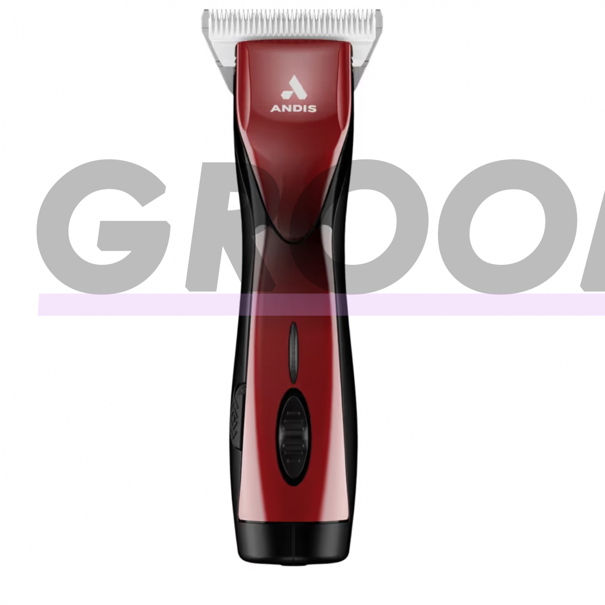 Andis Pulse ZR II Red – profesionali, belaidė kirpimo mašinėlė, turinti 5 greičius, 2 akumuliatorius ir platų CeramicEdge Nr. 30 (0,5 mm) galvutė 1