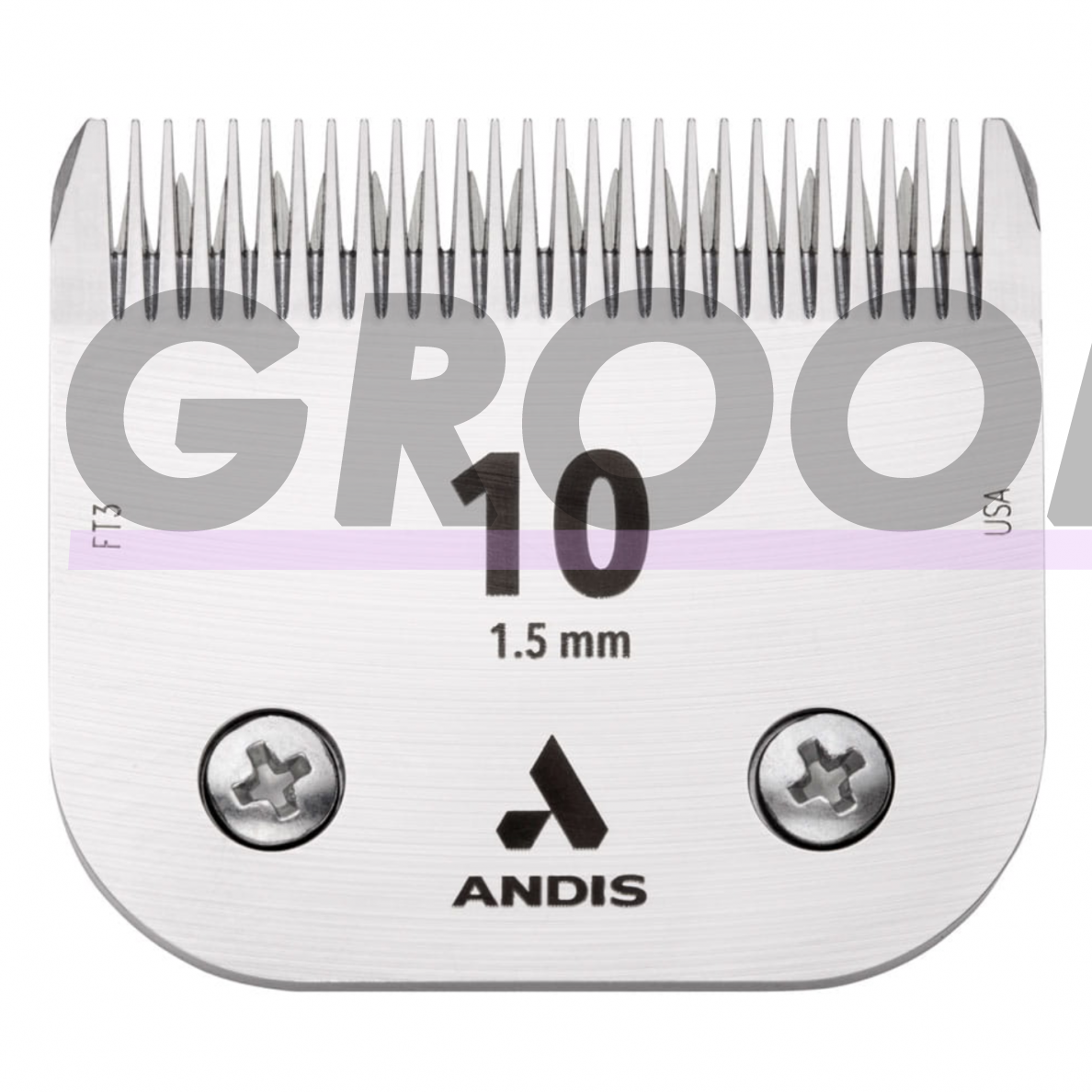 Andis UltraEdge nr 10 - nerūdijančio plieno kirpimo galvutė 1,5 mm 1