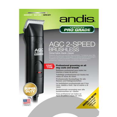 Andis AGCB 2-Speed Brushless Clipper kirpimo mašinėlė Andis AGCB 2-Speed Brushless Clipper kirpimo mašinėlė