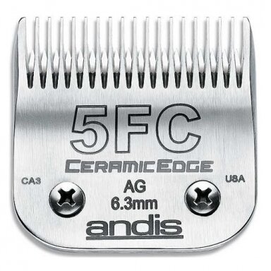 Andis CeramicEdge Nr 5FC - keramikinė kirpimo galvutė  6.3mm