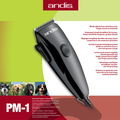 Andis PM-1 Deluxe kirpimo mašinėlė Andis PM-1 Deluxe kirpimo mašinėlė