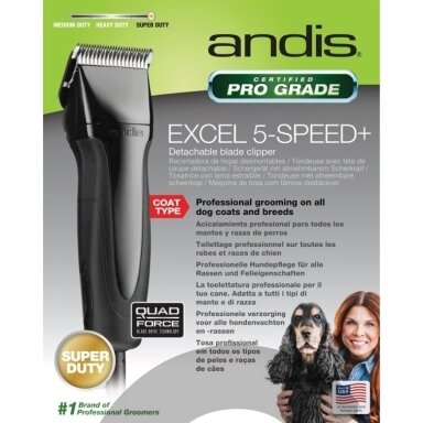 Andis SMC Excel 5-Speed+ kirpimo mašinėlė Andis SMC Excel 5-Speed+ kirpimo mašinėlė