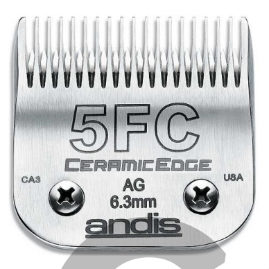 Andis CeramicEdge Nr 5FC - keramikinė kirpimo galvutė 6.3mm Andis CeramicEdge Nr 5FC - keramikinė kirpimo galvutė 6.3mm
