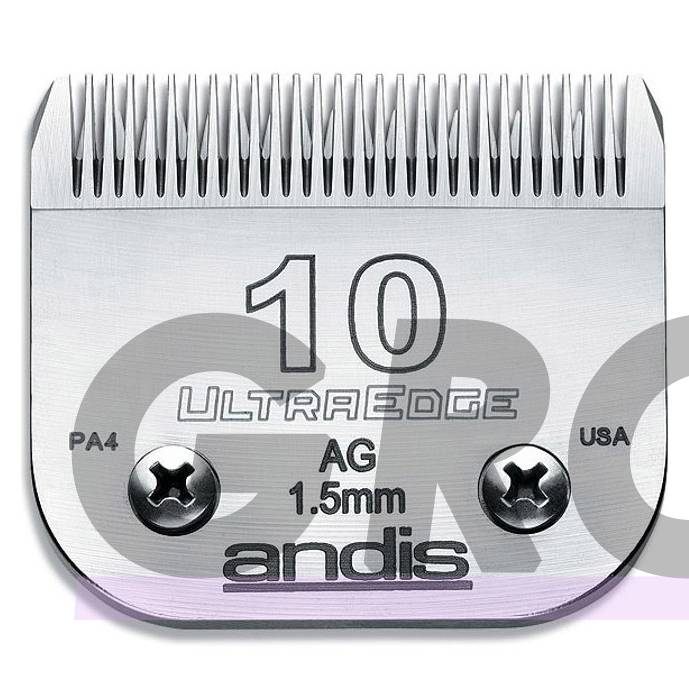 Andis UltraEdge nr 10 - nerūdijančio plieno kirpimo galvutė 1,5 mm