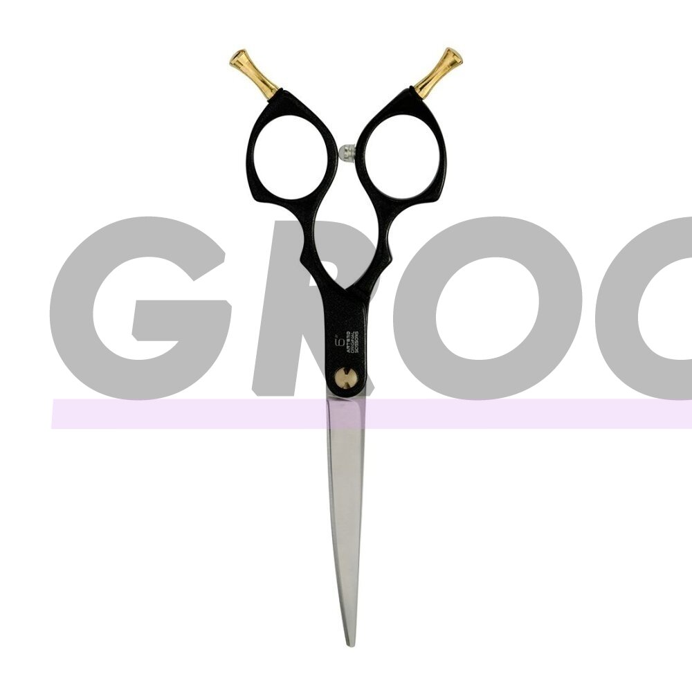 Artero Black Fusion Curvy Scissors - profesionalios, lengvos "Asian Fusion" 6 colių kirpimo žirklės 3