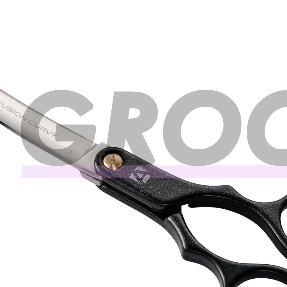 Artero Black Fusion Curvy Scissors - profesionalios, lengvos "Asian Fusion" 6 colių kirpimo žirklės 4 Artero Black Fusion Curvy Scissors - profesionalios, lengvos "Asian Fusion" 6 colių kirpimo žirklės 4