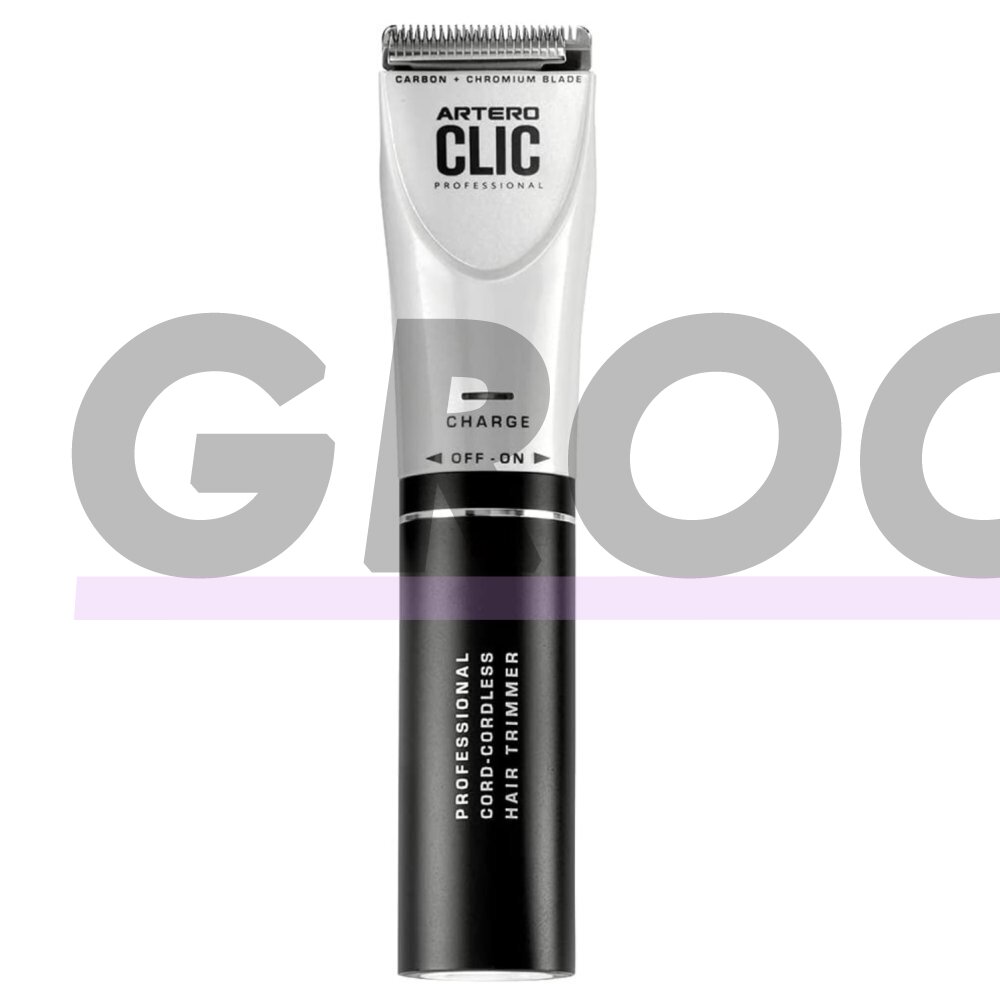 "Artero Clic Trimmer" - apdailos trimeris su chromuota galvutė, juoda spalva