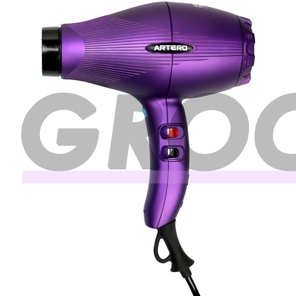 "Artero Tekila F4 Dryer 2300W" - profesionalus rankinis džiovintuvas su jonizacija, violetinės spalvos