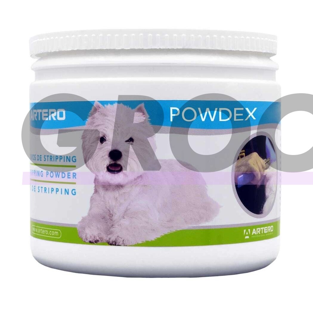 „Artero Powdex“ 500g - milteliai šiurkščiaplaukių veislių gyvūnų trimingavimui