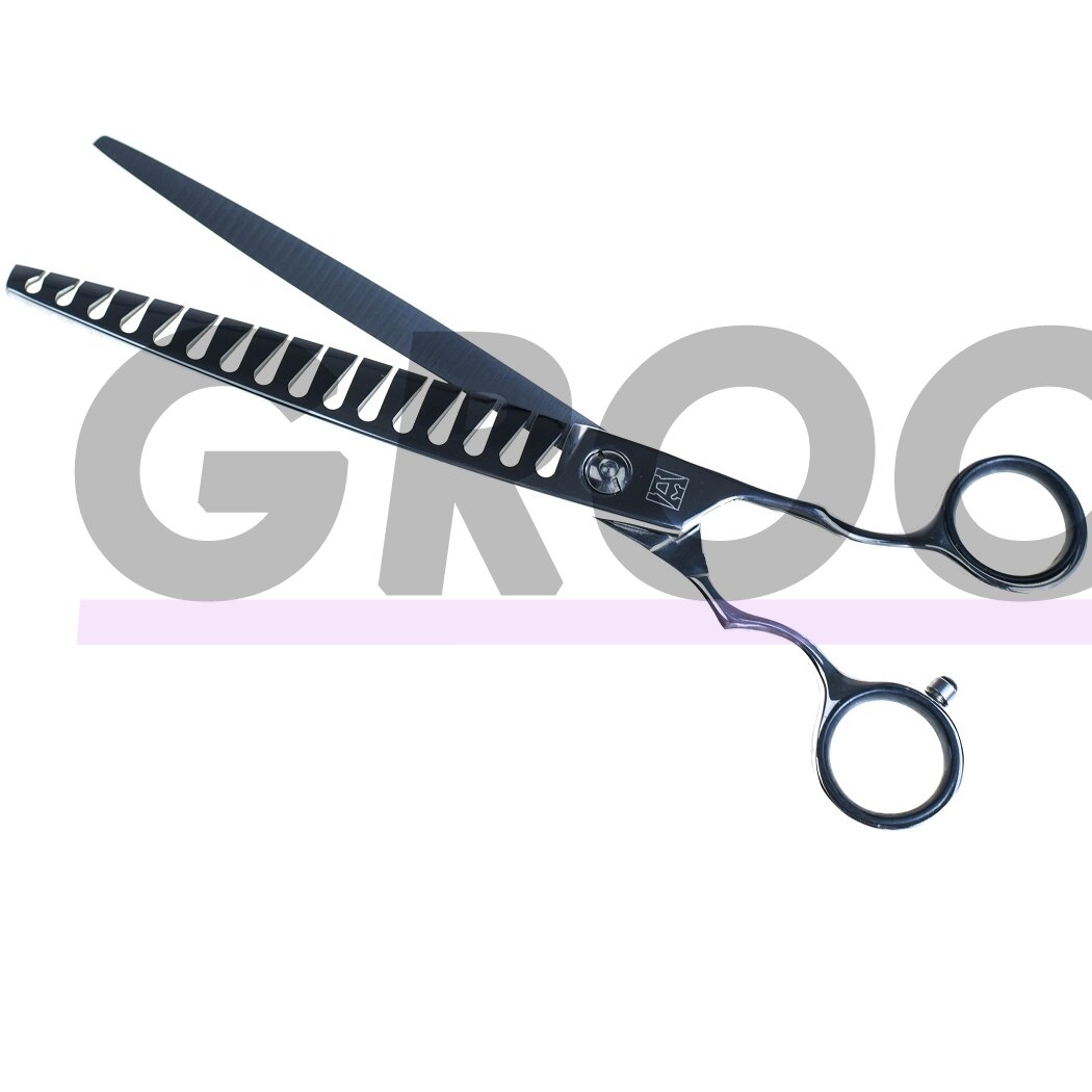 Artero Professional Alp Chunkers 7,5" - profesionalios vienpusės filiravimo žirklės su mikro pjūviu ant kiekvieno dantuko, japoniško plieno 16 dantukų 1
