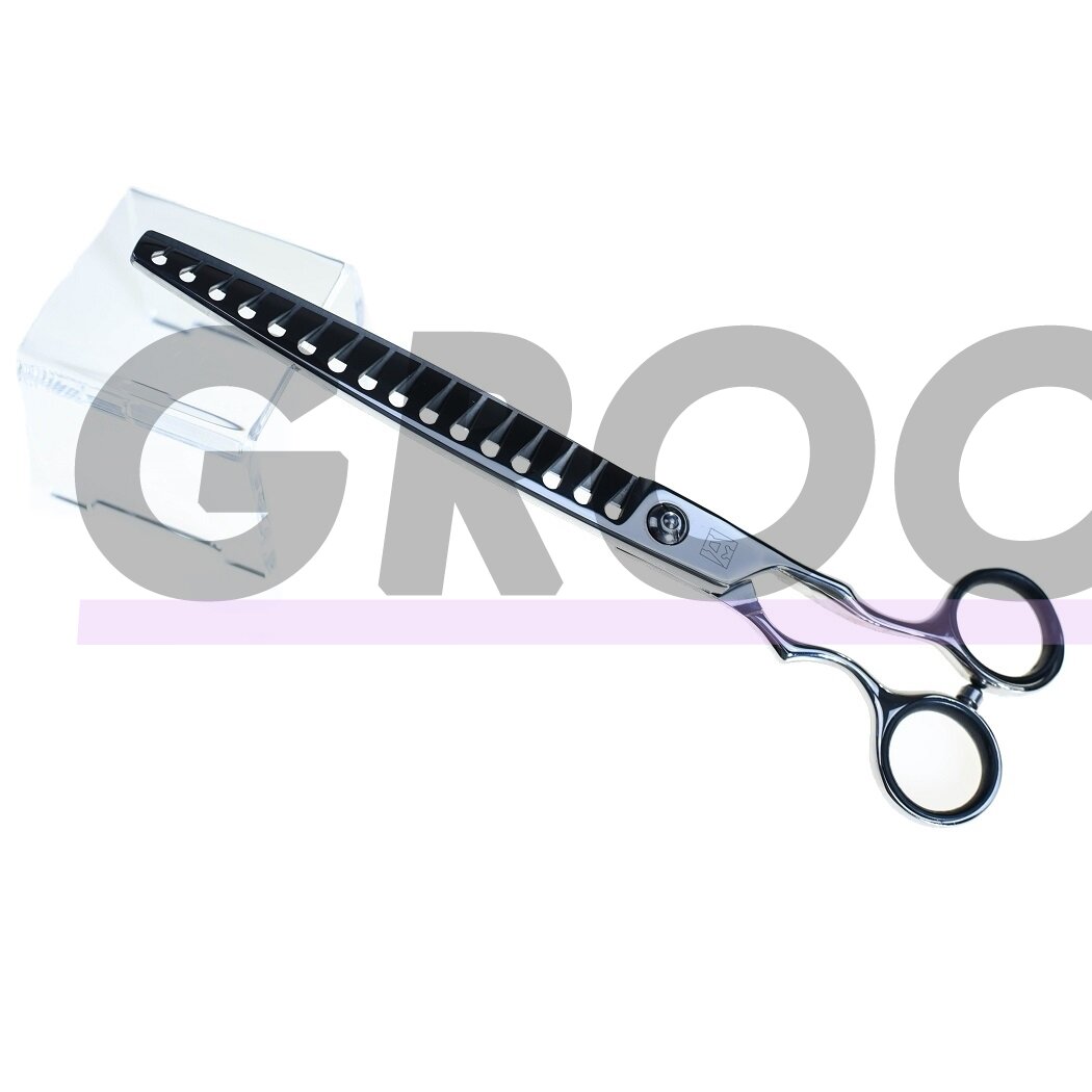 Artero Professional Alp Chunkers 7,5" - profesionalios vienpusės filiravimo žirklės su mikro pjūviu ant kiekvieno dantuko, japoniško plieno 16 dantukų